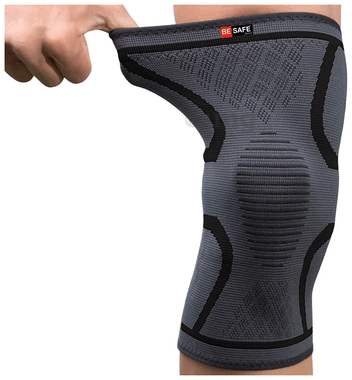 Be Safe Forever Knee Support Cap Brace Medium Black Be Safe Forever Knee Support Cap Brace Medium Black