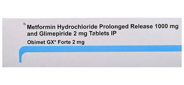 Obimet GX Forte 2mg Tablet PR