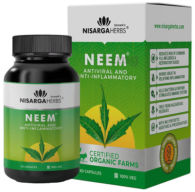 Nisarga Herbs Neem Veggie Caps Nisarga Herbs Neem Veggie Caps