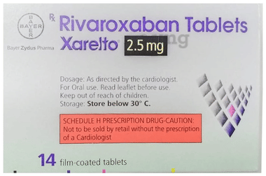 Xarelto 2.5mg Tablet