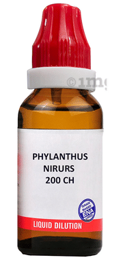 Bjain Phylanthus Nirurs Dilution 200 CH Bjain Phylanthus Nirurs Dilution 200 CH