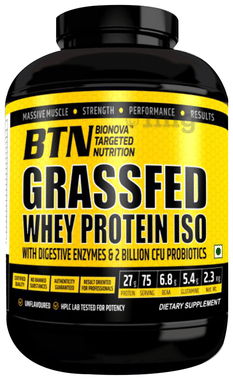 BTN Grassfed Whey Protein ISO Powder