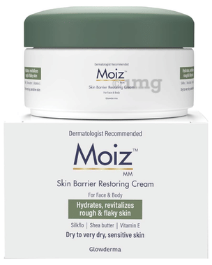 Moiz MM Skin Barrier Restoring Cream with Shea Butter & Vitamin E | For Dry to Very Dry, Sensitive Skin