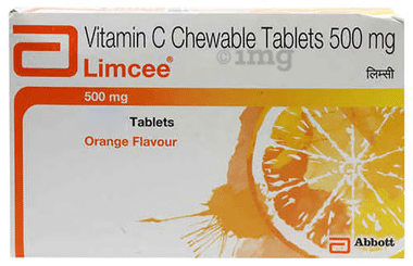 Limcee Vitamin C Chewable Tablet | Flavour Orange