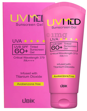 Uvmed Tinted Sunscreen Gel SPF 60+ PA++++