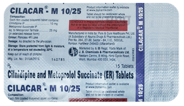 Cilacar-M 10/25 Tablet ER