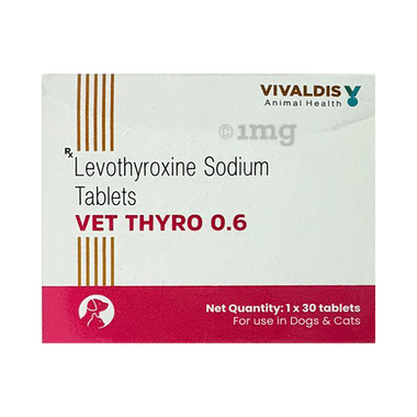 Vet Thyro 0.6 Tablet