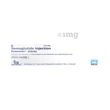 Extensior 0.25mg Injection Combipack (1 Prefilled Pen 1.5 ml & 4 Needles)