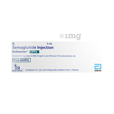 Extensior 1mg Injection Combipack (1 Prefilled Pen 3ml & 4 Needles)