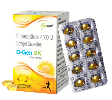 Genone D-Gen 2K Softgel Capsule (10 Each)