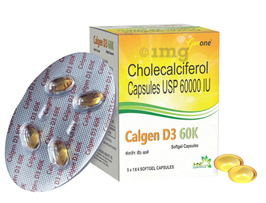 Genone Calgen D3 60k Softgel Capsule (4 Each)