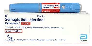 Extensior 0.5mg Injection Combipack (1 Prefilled Pen 1.5 ml & 4 Needles)