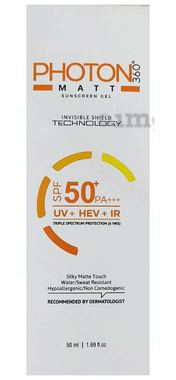Photon 360 Matt Sunscreen Gel SPF 50+ PA+++