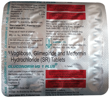 Gluconorm-VG 1 Plus Tablet SR