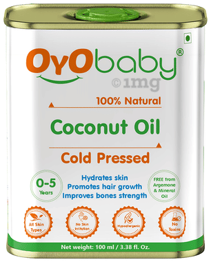 Oyo Baby 100% Natural Cold Pressed Coconut Oil for 0 to 5 years