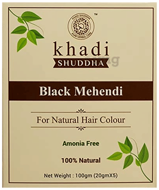 Khadi Shuddha Black Mehandi Powder