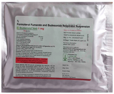 Budamate Neb 1mg Respules (2ml Each)