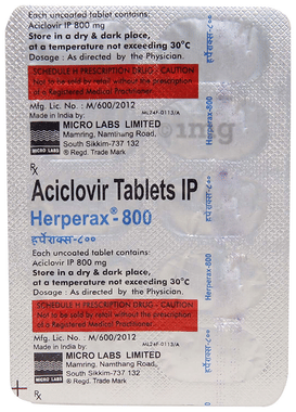 Herperax 800 Tablet