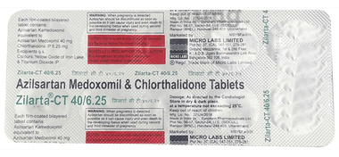 Zilarta-CT 40/6.25 Tablet