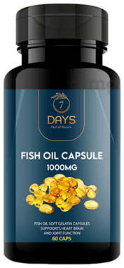 7Days Fish Oil 1000mg Capsule