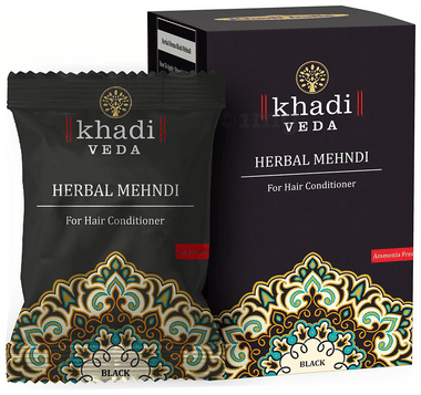 Khadi Veda Black Herbal Mehndi (20gm Each) for Hair Conditioner