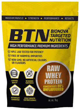 BTN Raw Whey Protein Concentrate 80%  Powder Unflavoured