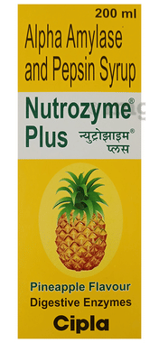 Nutrozyme Plus Syrup Pineapple