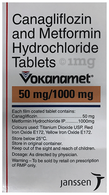 Vokanamet 50mg/1000mg Tablet