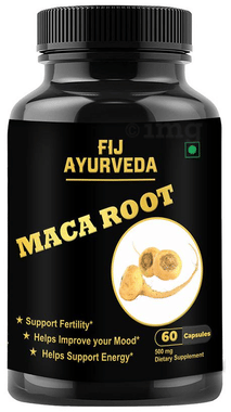 Fij Ayurveda Maca Root 500mg Capsule