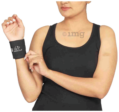 Nebula NR 155 Elastic Wrist Brace D.L. XL Black