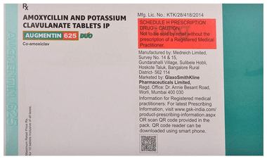 Augmentin 625 Duo Tablet