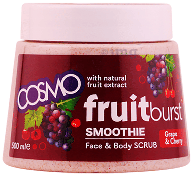 Cosmo Fruit Burst Smoothie Face & Body Scrub Grape & Cherry