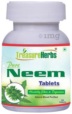 TreasureHerbs Pure Neem Tablet TreasureHerbs Pure Neem Tablet