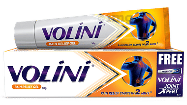 Volini Pain Relief Gel for Muscle, Joint & Knee Pain Gel with Volini Joint Xpert 4gm Free