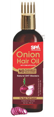 Spa World Professional Onion Hair Oil with Comb Applicator