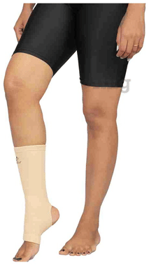 Nebula NR 206 Elastic Ankle Support 4 Way 12 inch Medium Cream