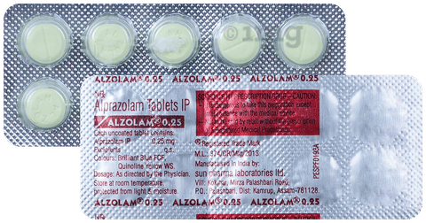 Alzolam 0.25 Tablet image