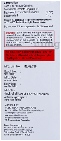 FB Task Neb 1mg Taspules (2ml Each) 2