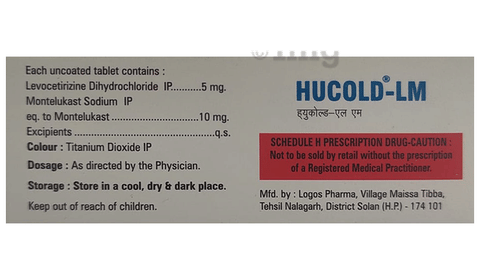 Hucold-LM Tablet image