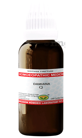 Organon Damiana Mother Tincture Q: Buy bottle of 30.0 ml Mother Tincture at  best price in India | 1mg