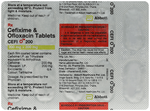 Cefi O 200 Tablet image