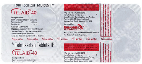 Telaid 40 Tablet image Telaid 40 Tablet image