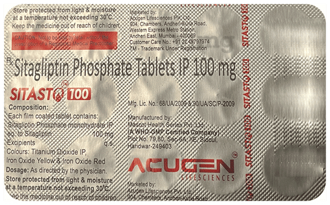 Sitasto 100 Tablet image Sitasto 100 Tablet image