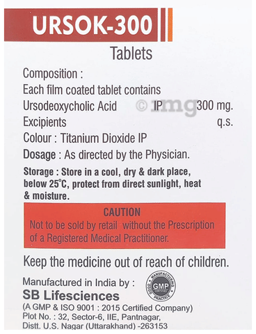 Ursok 300 Tablet image Ursok 300 Tablet image