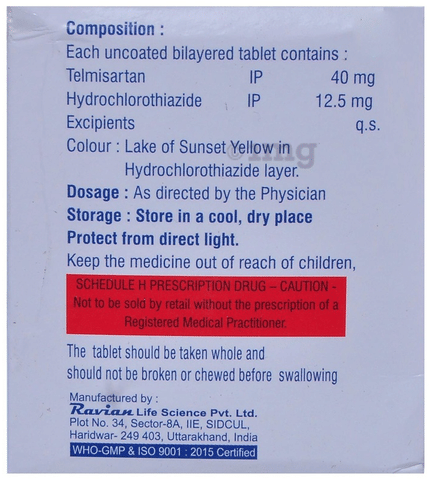 Telmidil-H Tablet image