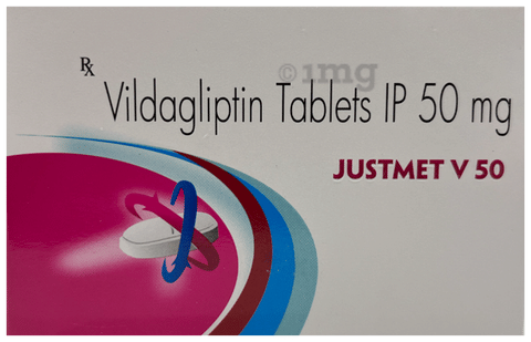 Justmet V 50 Tablet image Justmet V 50 Tablet image