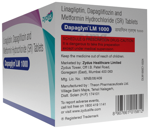 Dapaglyn LM 1000 Tablet SR image