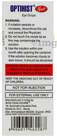 Optihist Eye Drop image