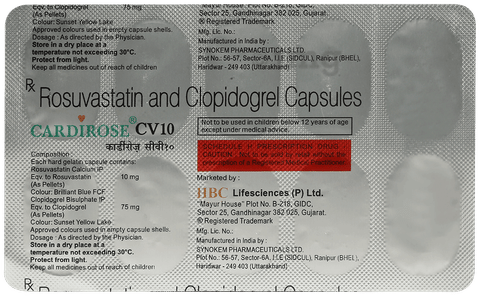 Cardirose CV 10 Capsule image Cardirose CV 10 Capsule image