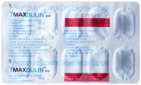 Maxdulin 50/20 Capsule DR image